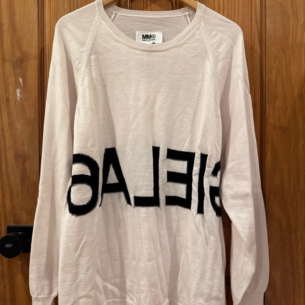 Maison Margiela white Knit Sweater